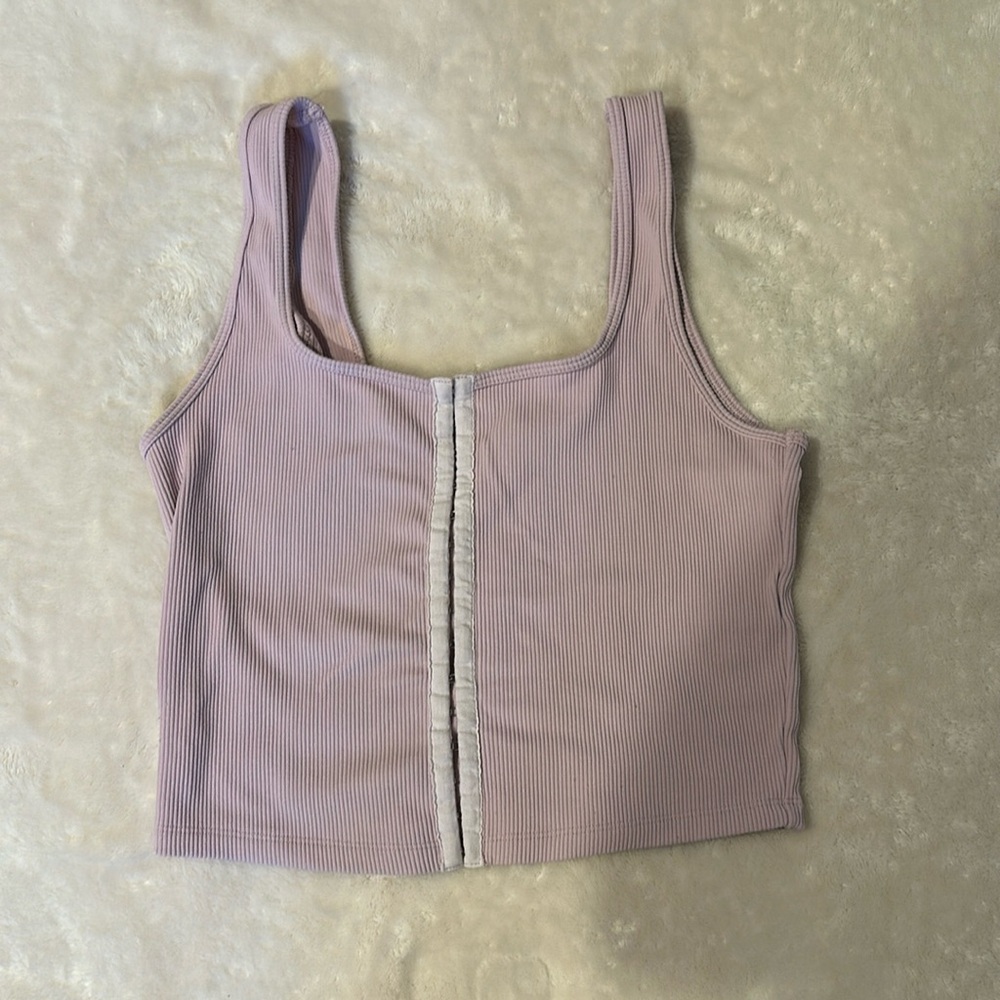 Abercrombie corset tank top cropped